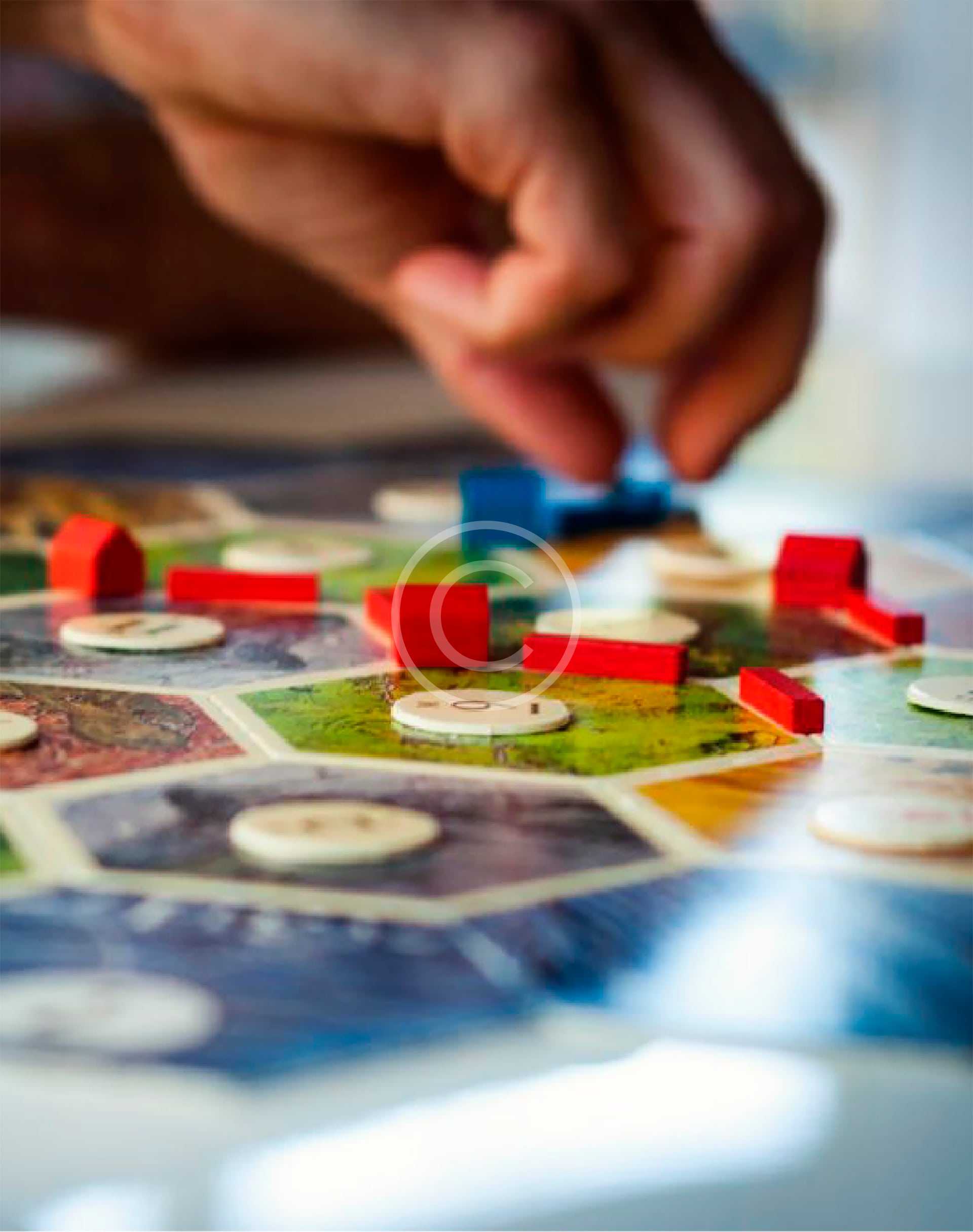 Board games on a table